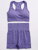 AURA Set Morado - Bra + Short