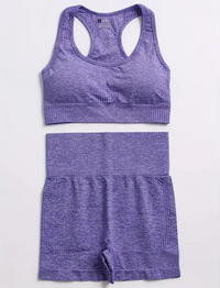 AURA Set Morado - Bra + Short