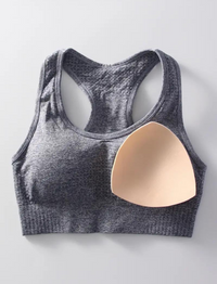 AURA Sport Bra Gris