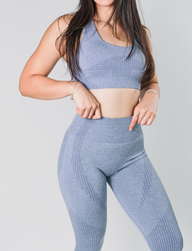 AURA Set Gris - Bra + Leggin