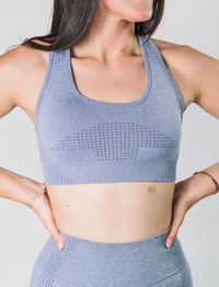 AURA Set Gris - Bra + Leggin