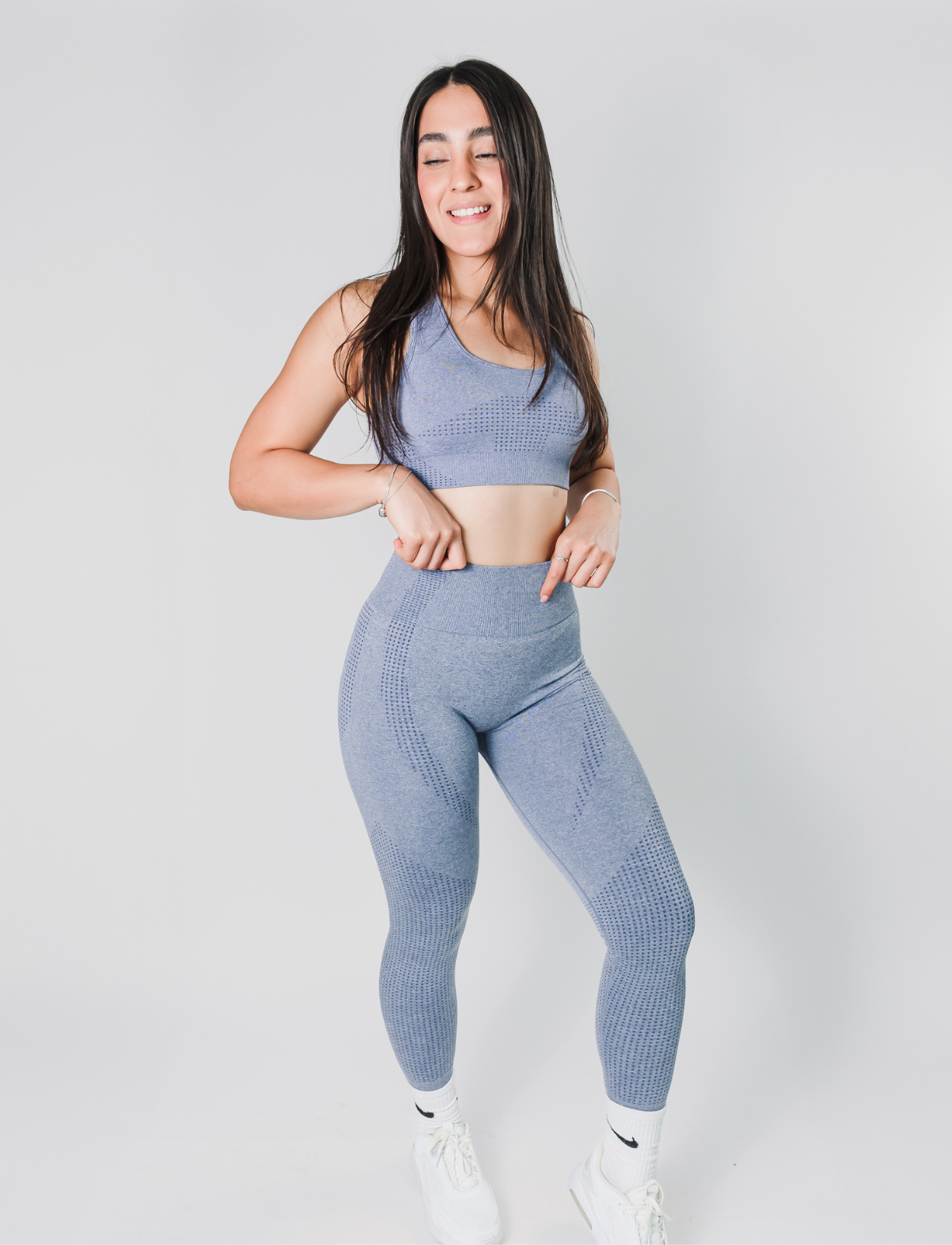 AURA Set Gris - Bra + Leggin