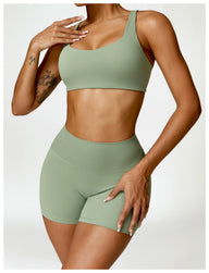 FOCUS Set Verde Olivo Bra + Short