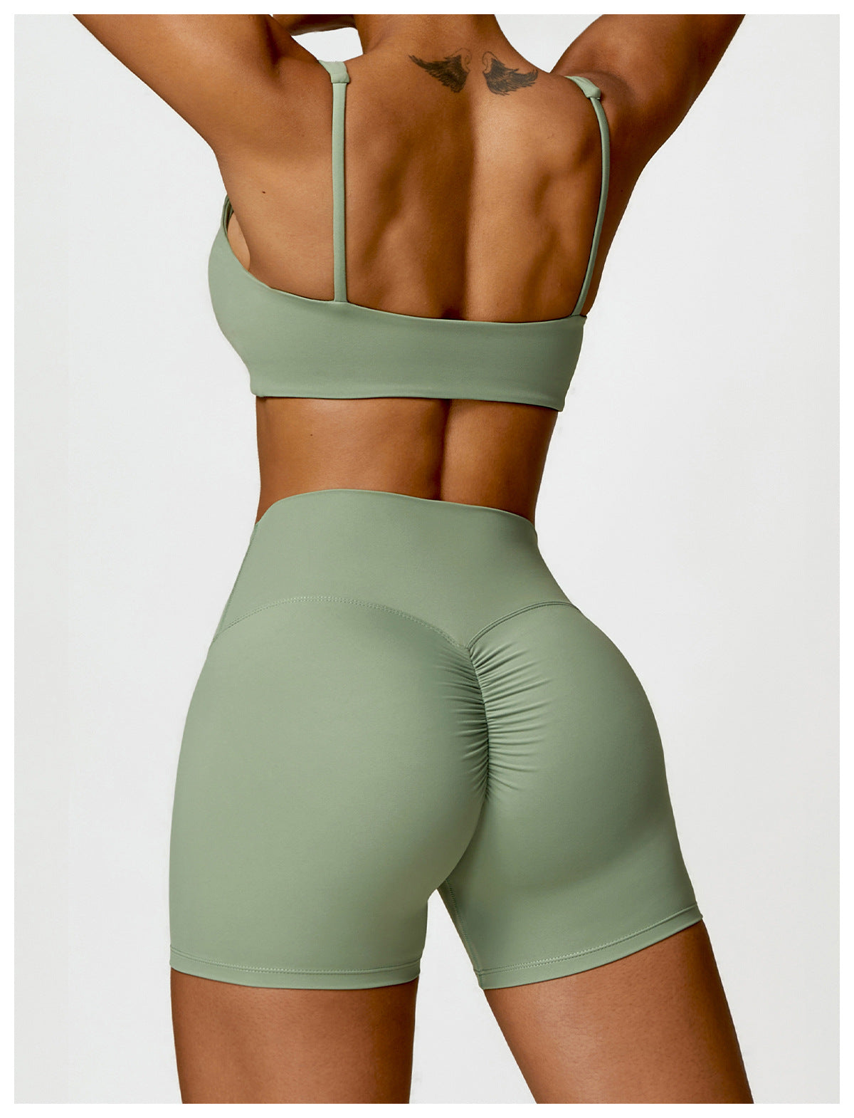 FOCUS Set Verde Olivo Bra + Short