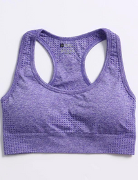 AURA Sport Bra Morado