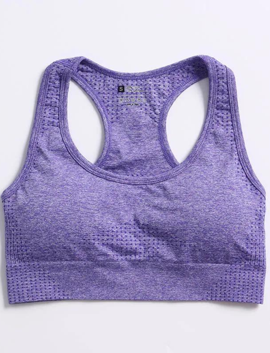 AURA Sport Bra Morado