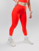 Dynamic Fire Orange Leggings