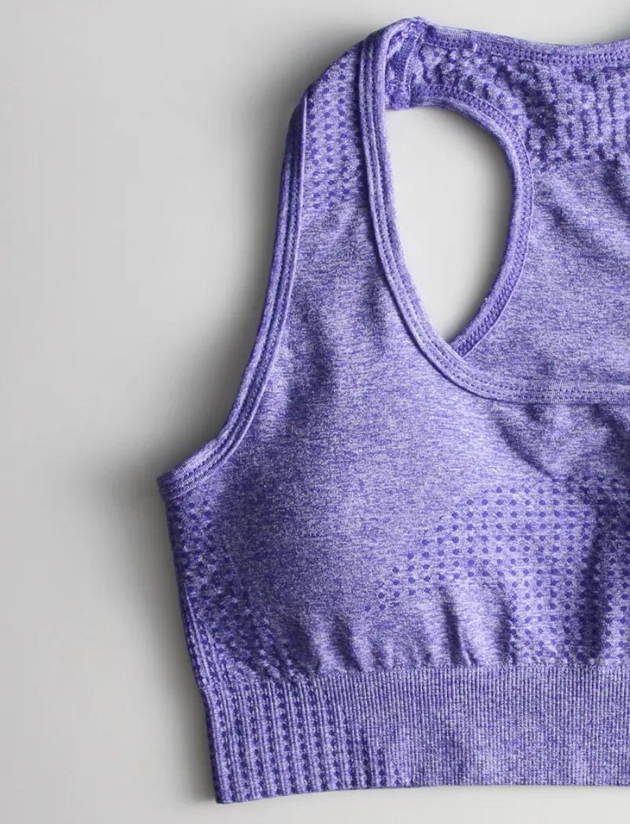 AURA Sport Bra Morado