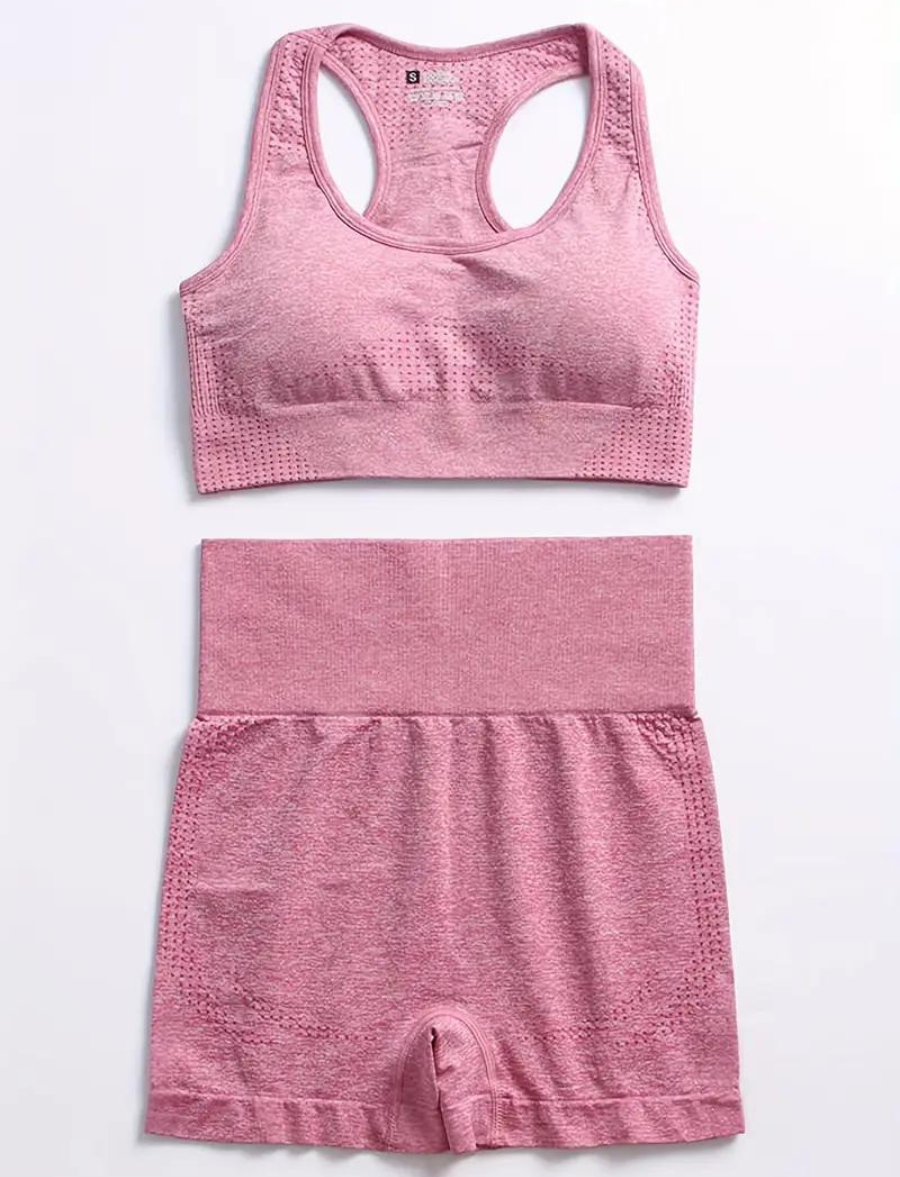 AURA Set Rosa - Bra + Short