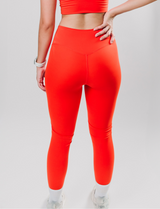 Dynamic Fire Orange Leggings
