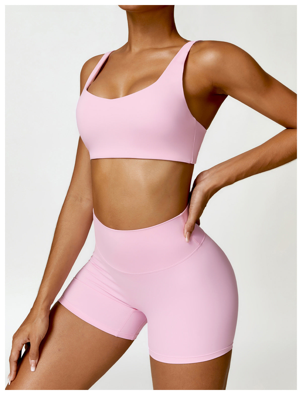 FOCUS Short Pastel Pink