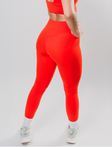 Dynamic Fire Orange Leggings