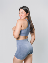 AURA Set Gris - Bra + Short