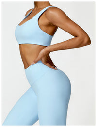 Focus Set Azul Cielo Top + Leggins