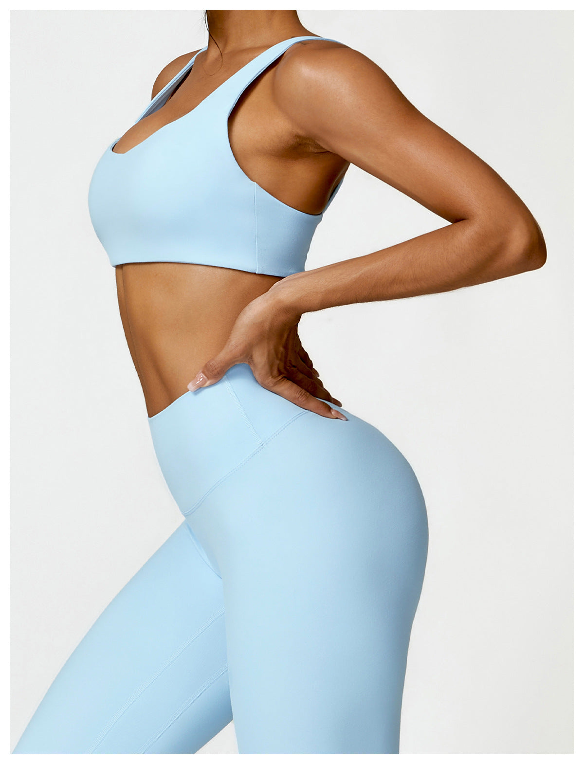 Focus Set Azul Cielo Top + Leggins