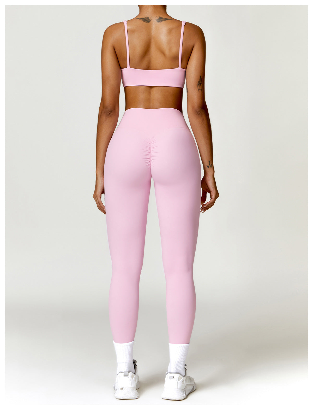 FOCUS Set Rosa Pastel Top + Leggins