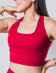 Dynamic Sport Bra Cherry Red