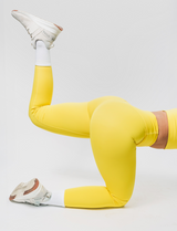 Dynamic Sunflower Yellow Leggings