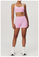 DRIVE Set Bra + Short Rosa Pastel