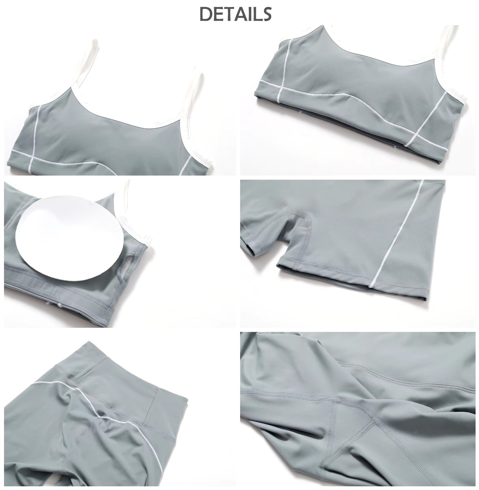 DRIVE Sport Bra Gris Acero